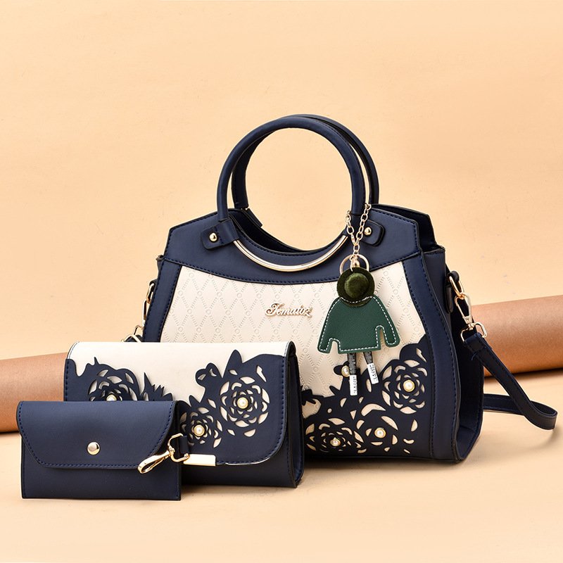 Trendy Women’s Bag -GB-715 BLUE
